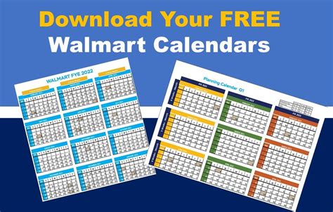 Walmart Fiscal Calendar 2022